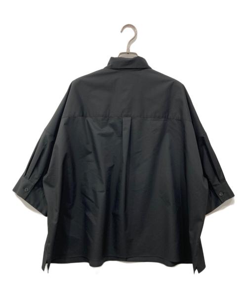 MACKINTOSH（マッキントッシュ）MACKINTOSH (マッキントッシュ) ドロップショルダー ワイドシャツ ブラック サイズ:6の古着・服飾アイテム