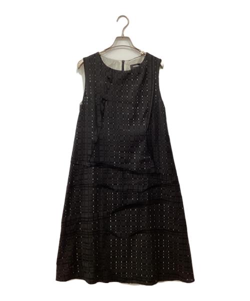 CIVIDINI（チヴィディーニ）CIVIDINI (チヴィディーニ) ノースリーブワンピース ブラック サイズ:44の古着・服飾アイテム