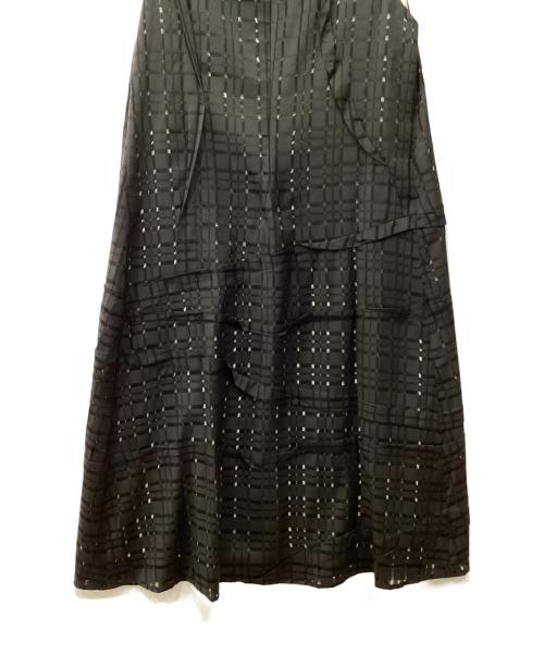 CIVIDINI（チヴィディーニ）CIVIDINI (チヴィディーニ) ノースリーブワンピース ブラック サイズ:44の古着・服飾アイテム