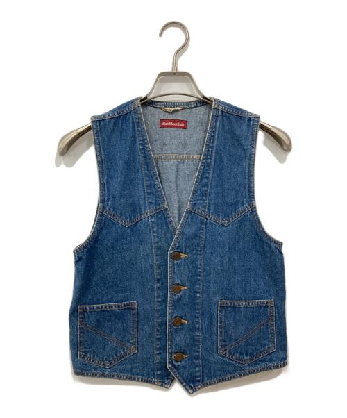 Blue Mountain（ブルーマウンテン）Blue Mountain (ブルーマウンテン) デニムベスト インディゴ サイズ:Mの古着・服飾アイテム