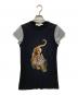 STELLA McCARTNEY（ステラマッカートニー）の古着「虎刺繍Tシャツ」｜ブラック×グレー