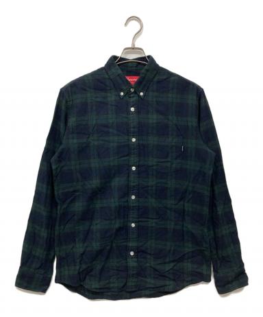中古・古着通販】Supreme (シュプリーム) フランネルシャツ ネイビー