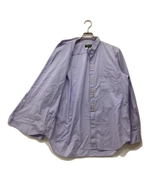 COMME des GARCONS HOMME PLUS（コムデギャルソンオムプリュス）COMME des GARCONS HOMME PLUS (コムデギャルソンオムプリュス) スタッズデザインシャツ ブルー サイズ:SSの古着・服飾アイテム