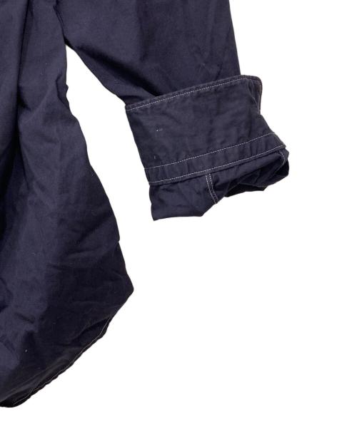 COMME des GARCONS HOMME（コムデギャルソン オム）COMME des GARCONS HOMME (コムデギャルソン オム) 刺繍切り替えシャツ ネイビー サイズ:表記なしの古着・服飾アイテム