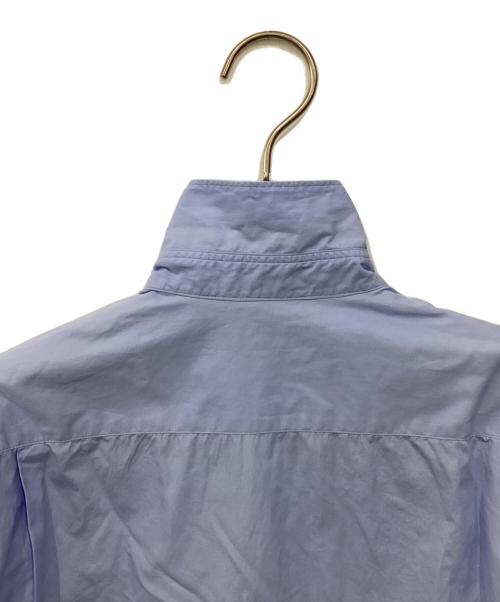COMME des GARCONS HOMME（コムデギャルソン オム）COMME des GARCONS HOMME (コムデギャルソン オム) プリーツデザインシャツ ブルー サイズ:Sの古着・服飾アイテム