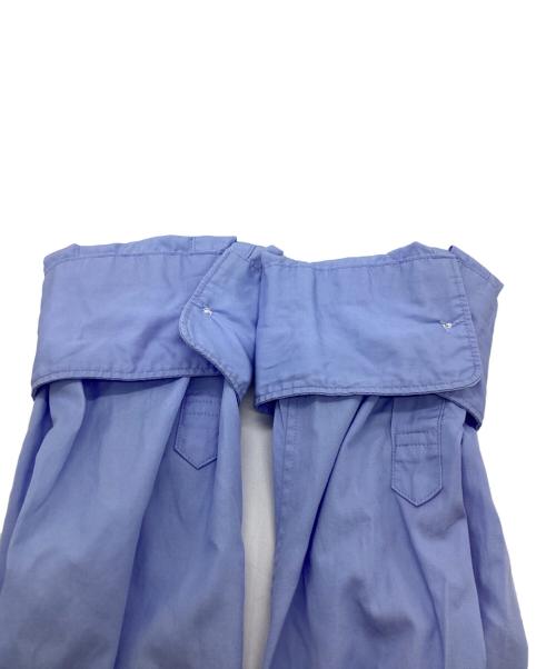 COMME des GARCONS HOMME（コムデギャルソン オム）COMME des GARCONS HOMME (コムデギャルソン オム) プリーツデザインシャツ ブルー サイズ:Sの古着・服飾アイテム