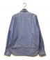 COMME des GARCONS HOMME (コムデギャルソン オム) プリーツデザインシャツ ブルー サイズ:S：6000円