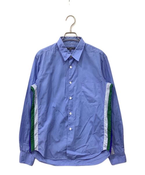COMME des GARCONS HOMME（コムデギャルソン オム）COMME des GARCONS HOMME (コムデギャルソン オム) サイド切り替えシャツ ブルー サイズ:Sの古着・服飾アイテム