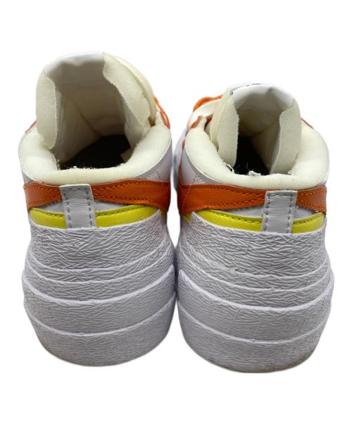 NIKE（ナイキ）NIKE (ナイキ) sacai (サカイ) ローカットスニーカー ホワイト×オレンジ サイズ:27.5㎝の古着・服飾アイテム