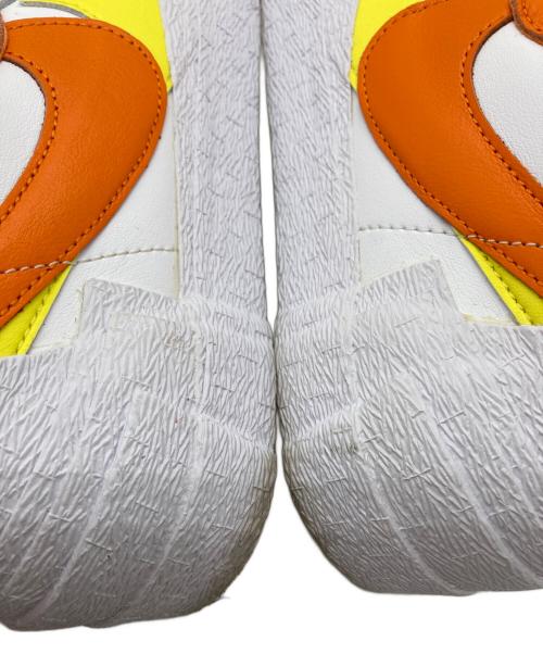 NIKE（ナイキ）NIKE (ナイキ) sacai (サカイ) ローカットスニーカー ホワイト×オレンジ サイズ:27.5㎝の古着・服飾アイテム