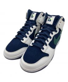 NIKE（ナイキ）の古着「ハイカットスニーカー」｜ホワイト×ネイビー