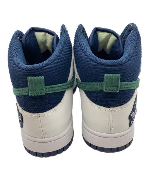 NIKE（ナイキ）NIKE (ナイキ) ハイカットスニーカー ホワイト×ネイビー サイズ:27.5㎝ 未使用品の古着・服飾アイテム