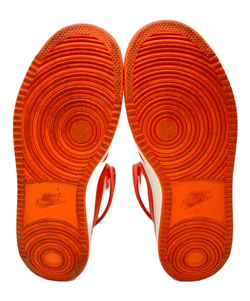 NIKE（ナイキ）NIKE (ナイキ) ハイカットスニーカー ホワイト×オレンジ サイズ:27.5㎝の古着・服飾アイテム