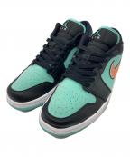 NIKEナイキ）の古着「ローカットスニーカー」｜ブラック×グリーン