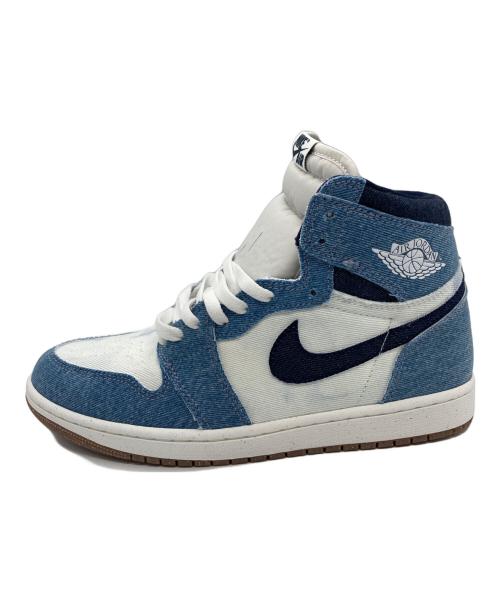 NIKE（ナイキ）NIKE (ナイキ) ハイカットスニーカー ホワイト×インディゴ サイズ:27.5㎝ 未使用品の古着・服飾アイテム