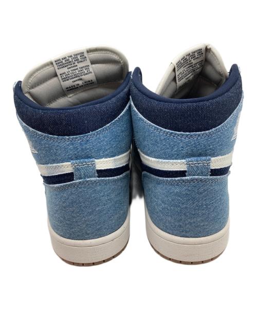 NIKE（ナイキ）NIKE (ナイキ) ハイカットスニーカー ホワイト×インディゴ サイズ:27.5㎝ 未使用品の古着・服飾アイテム