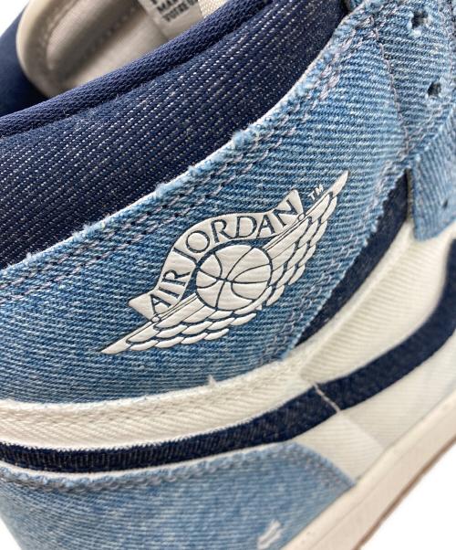 NIKE（ナイキ）NIKE (ナイキ) ハイカットスニーカー ホワイト×インディゴ サイズ:27.5㎝ 未使用品の古着・服飾アイテム