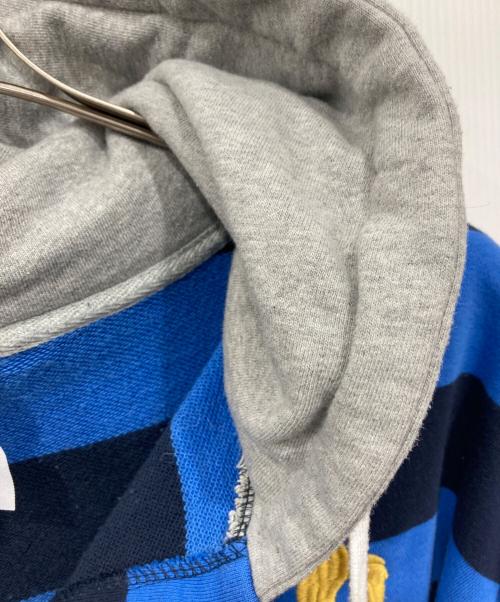 INDEX PROTOCOL（プロトコル インデックス）INDEX PROTOCOL (プロトコル インデックス) ポロフーディー ブルー サイズ:1の古着・服飾アイテム