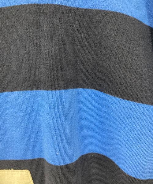 INDEX PROTOCOL（プロトコル インデックス）INDEX PROTOCOL (プロトコル インデックス) ポロフーディー ブルー サイズ:1の古着・服飾アイテム