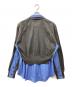 YOKE (ヨーク) Connected Cardigan グレー×ブルー サイズ:2：30000円