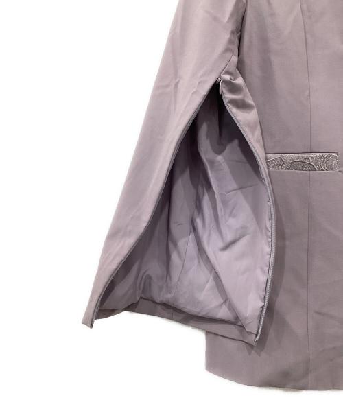 sahara（サハラ）sahara (サハラ) レース切替ジャケットセットアップ パープル サイズ:Freeの古着・服飾アイテム