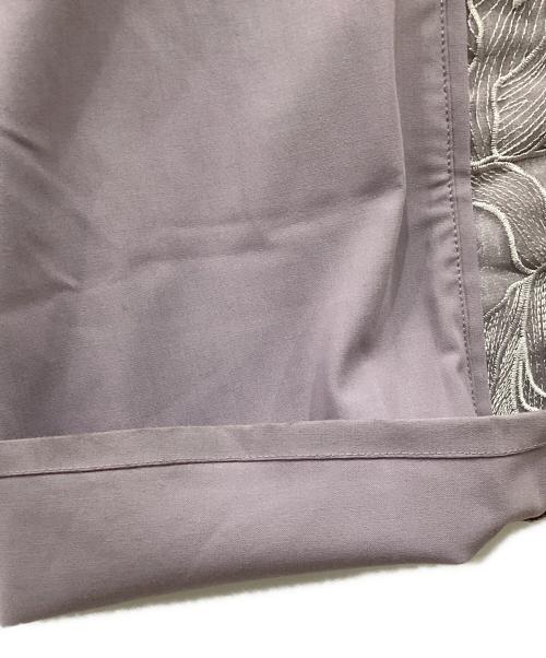 sahara（サハラ）sahara (サハラ) レース切替ジャケットセットアップ パープル サイズ:Freeの古着・服飾アイテム