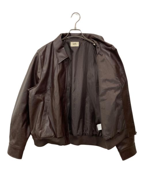 Code graphy（コードグラフィー）Code graphy (コードグラフィー) フェイクレザージャケット ブラウン サイズ:Freeの古着・服飾アイテム