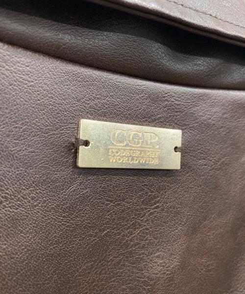 Code graphy（コードグラフィー）Code graphy (コードグラフィー) フェイクレザージャケット ブラウン サイズ:Freeの古着・服飾アイテム