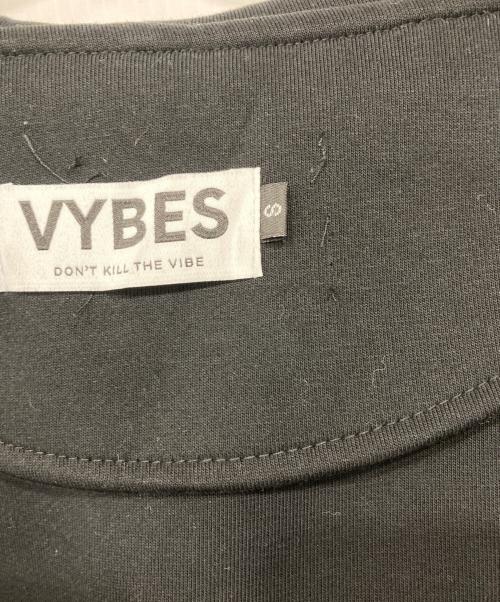 VYBES（ヴァイブス）VYBES (ヴァイブス) ビジュージップパーカー ブラック サイズ:Sの古着・服飾アイテム