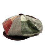 CAPAS HEADWEARキャパスヘッドウェアー）の古着「パッチワークキャスケット」｜マルチカラー
