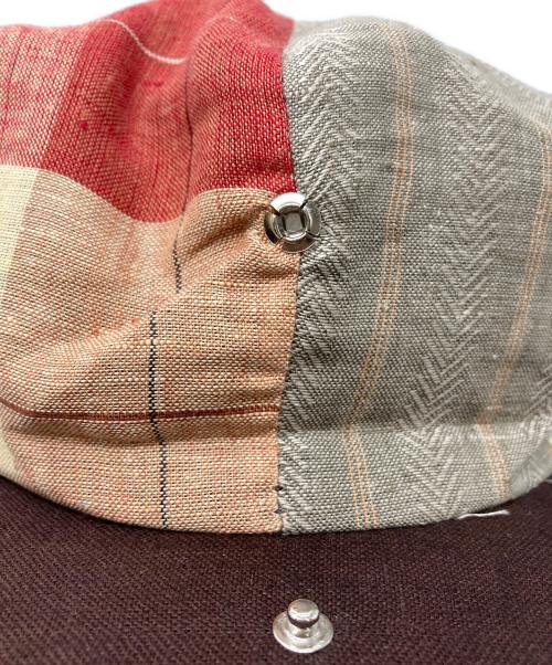 CAPAS HEADWEAR（キャパスヘッドウェアー）CAPAS HEADWEAR (キャパスヘッドウェアー) パッチワークキャスケット マルチカラー サイズ:Largeの古着・服飾アイテム