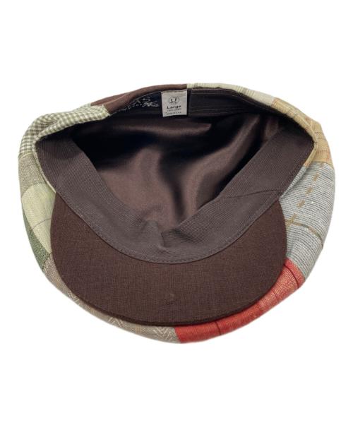 CAPAS HEADWEAR（キャパスヘッドウェアー）CAPAS HEADWEAR (キャパスヘッドウェアー) パッチワークキャスケット マルチカラー サイズ:Largeの古着・服飾アイテム