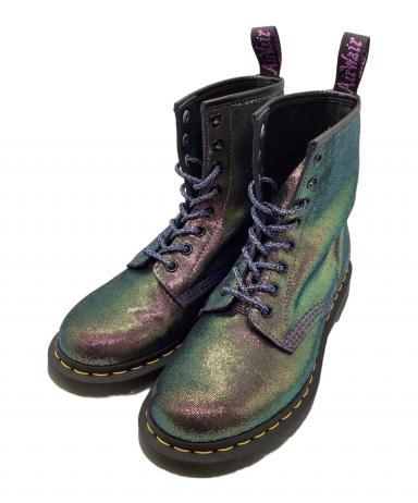 ドクターマーチン 8ホール ブーツ グリーン 中古・古着通販】Dr.Martens (ドクターマーチン) 8ホールブーツ