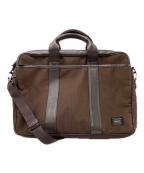 PORTERポーター）の古着「TAG  2WAY BRIEFCASE」｜ブラウン