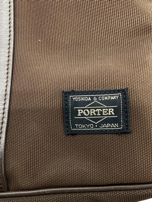 PORTER（ポーター）PORTER (ポーター) TAG  2WAY BRIEFCASE ブラウンの古着・服飾アイテム