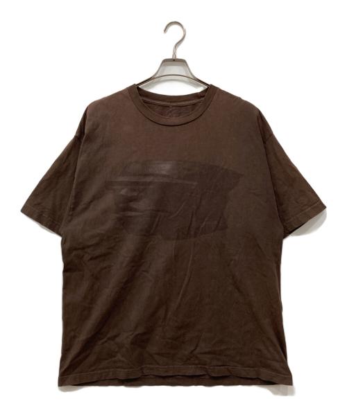 Travis Scott（トラヴィススコット）TRAVIS SCOTT (トラヴィススコット) プリントTシャツ ブラウン サイズ:XLの古着・服飾アイテム