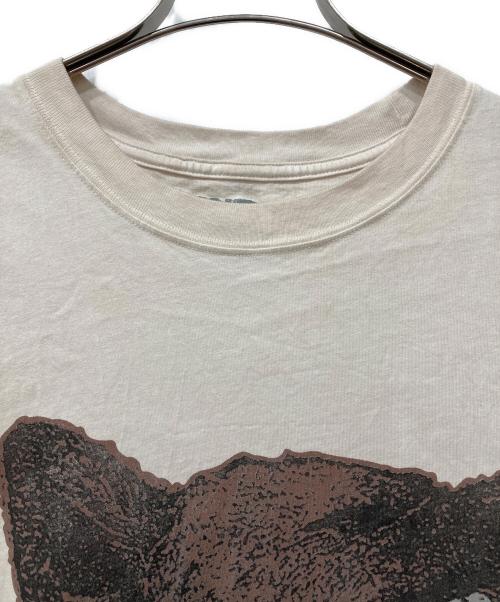 Travis Scott（トラヴィススコット）Travis Scott (トラヴィススコット) TOUR (ツアー) プリントTシャツ ベージュ サイズ:XLの古着・服飾アイテム