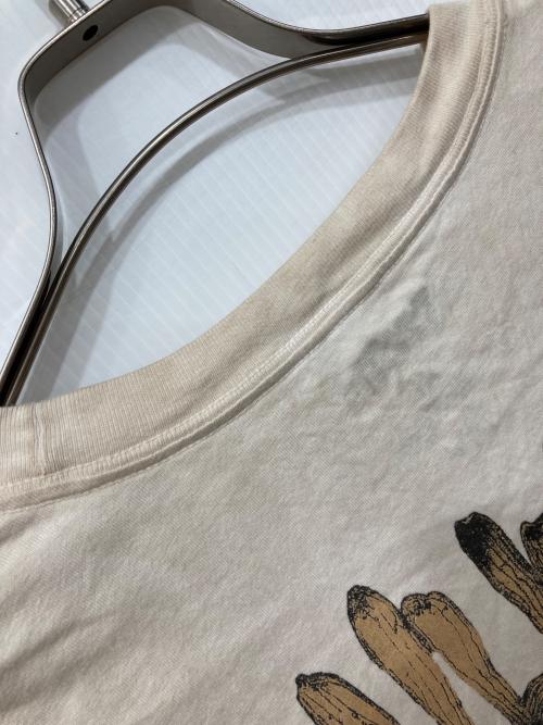 Travis Scott（トラヴィススコット）Travis Scott (トラヴィススコット) TOUR (ツアー) プリントTシャツ ベージュ サイズ:XLの古着・服飾アイテム