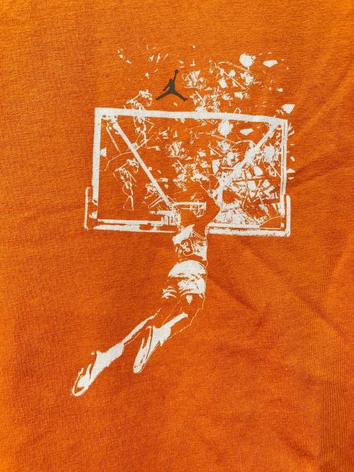 JORDAN（ジョーダン）JORDAN (ジョーダン) プリントTシャツ オレンジ サイズ:XL 未使用品の古着・服飾アイテム