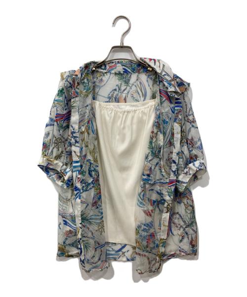 Audie a Muses（オーディア ミューズ）Audie a Muses (オーディア ミューズ) ボウタイブラウス アイボリー サイズ:38の古着・服飾アイテム