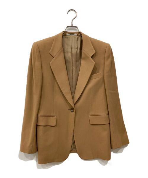 Aquascutum（アクアスキュータム）Aquascutum (アクアスキュータム) 1Bテーラードジャケット ベージュ サイズ:9の古着・服飾アイテム