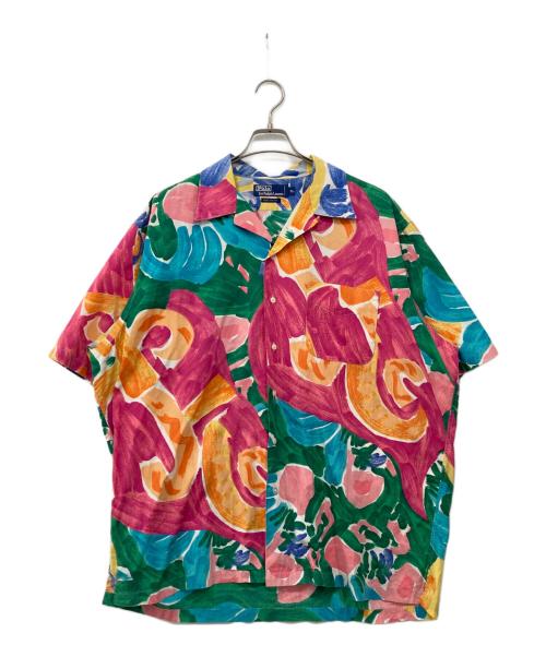 POLO RALPH LAUREN（ポロ・ラルフローレン）POLO RALPH LAUREN (ポロ・ラルフローレン) 総柄シャツ マルチカラー サイズ:XLの古着・服飾アイテム