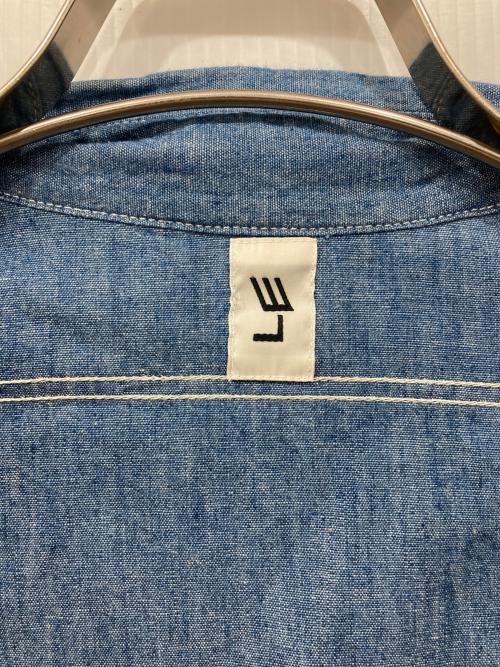 LE（エルイー）LE (エルイー) シャンブレーシャツ インディゴ サイズ:2の古着・服飾アイテム
