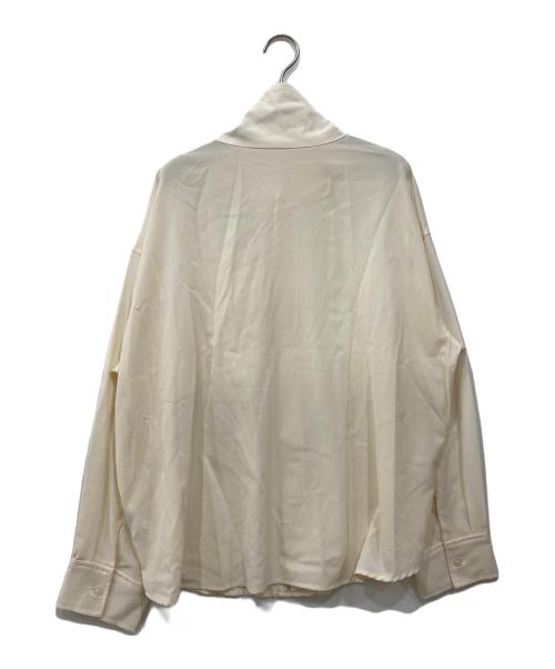 crewre（クルー）crewre (クルー) ビッグポケットハイネックブラウス アイボリー サイズ:3の古着・服飾アイテム