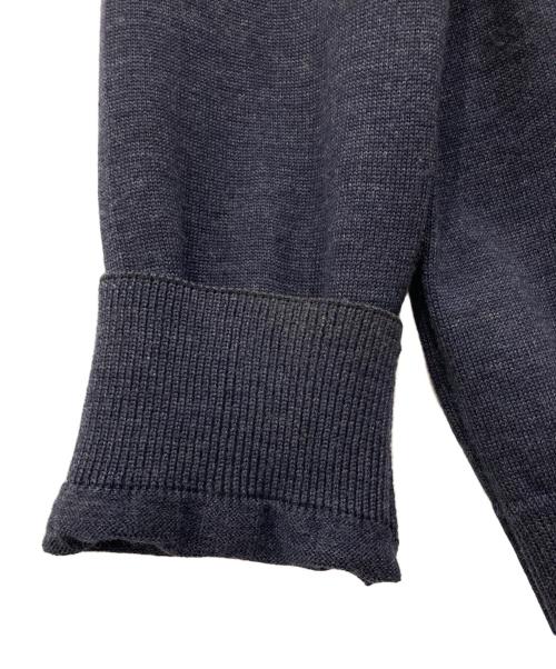 maison kitsune（メゾンキツネ）maison kitsune (メゾンキツネ) フォックスヘッドパッチクラシックカーディガン ネイビー サイズ:XLの古着・服飾アイテム