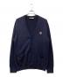 maison kitsune（メゾンキツネ）の古着「フォックスヘッドパッチクラシックカーディガン」｜ネイビー