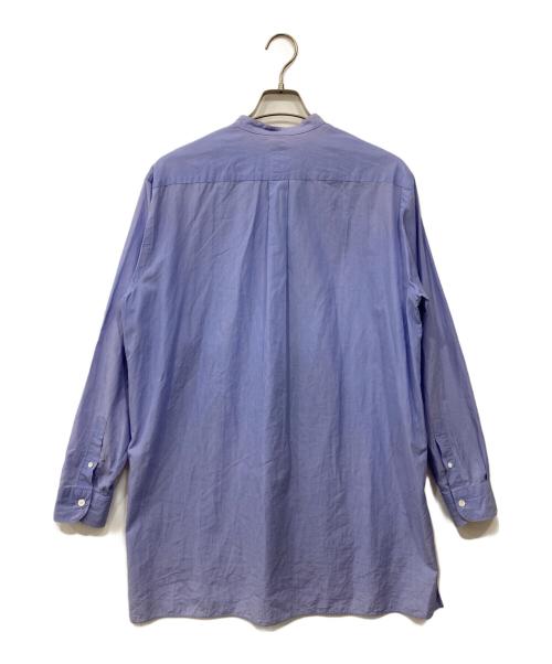 COMOLI（コモリ）COMOLI (コモリ) バンドカラーシャツ ブルー サイズ:2の古着・服飾アイテム