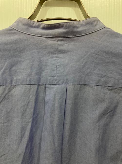 COMOLI（コモリ）COMOLI (コモリ) バンドカラーシャツ ブルー サイズ:2の古着・服飾アイテム
