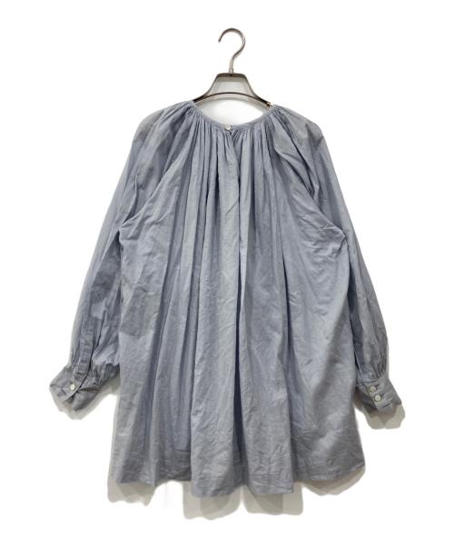 Whim Gazette（ウィムガゼット）Whim Gazette (ウィムガゼット) ローンクルーネックプルオーバー ブルー サイズ:Freeの古着・服飾アイテム
