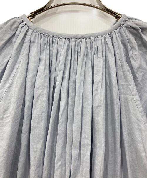 Whim Gazette（ウィムガゼット）Whim Gazette (ウィムガゼット) ローンクルーネックプルオーバー ブルー サイズ:Freeの古着・服飾アイテム